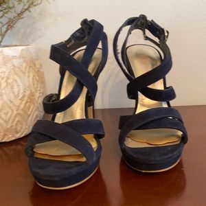 Boston Proper Navy Blue High Heels